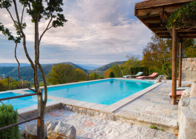 Villa Mirabilis pool sea view